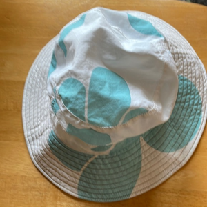 Bucket Hat Sun Hat‎ Beach Vacation Children’s white aqua